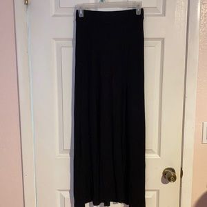 Black maxi skirt
